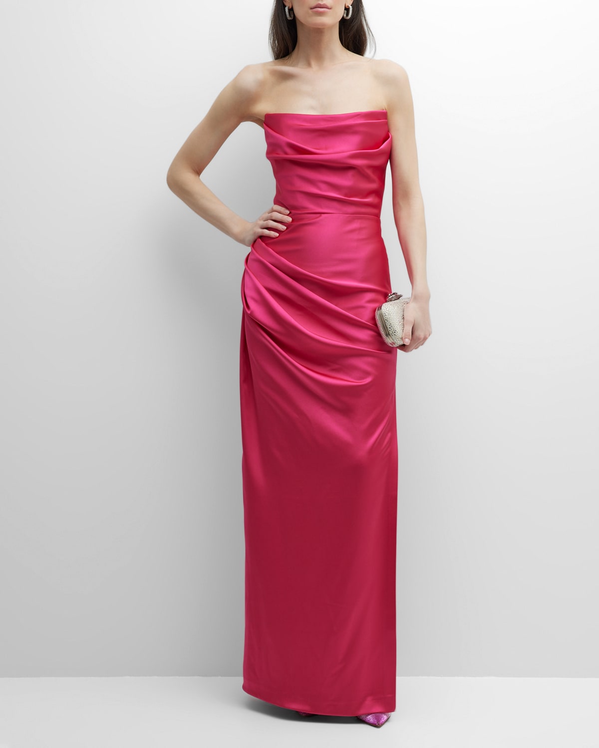 likely ella strapless gown