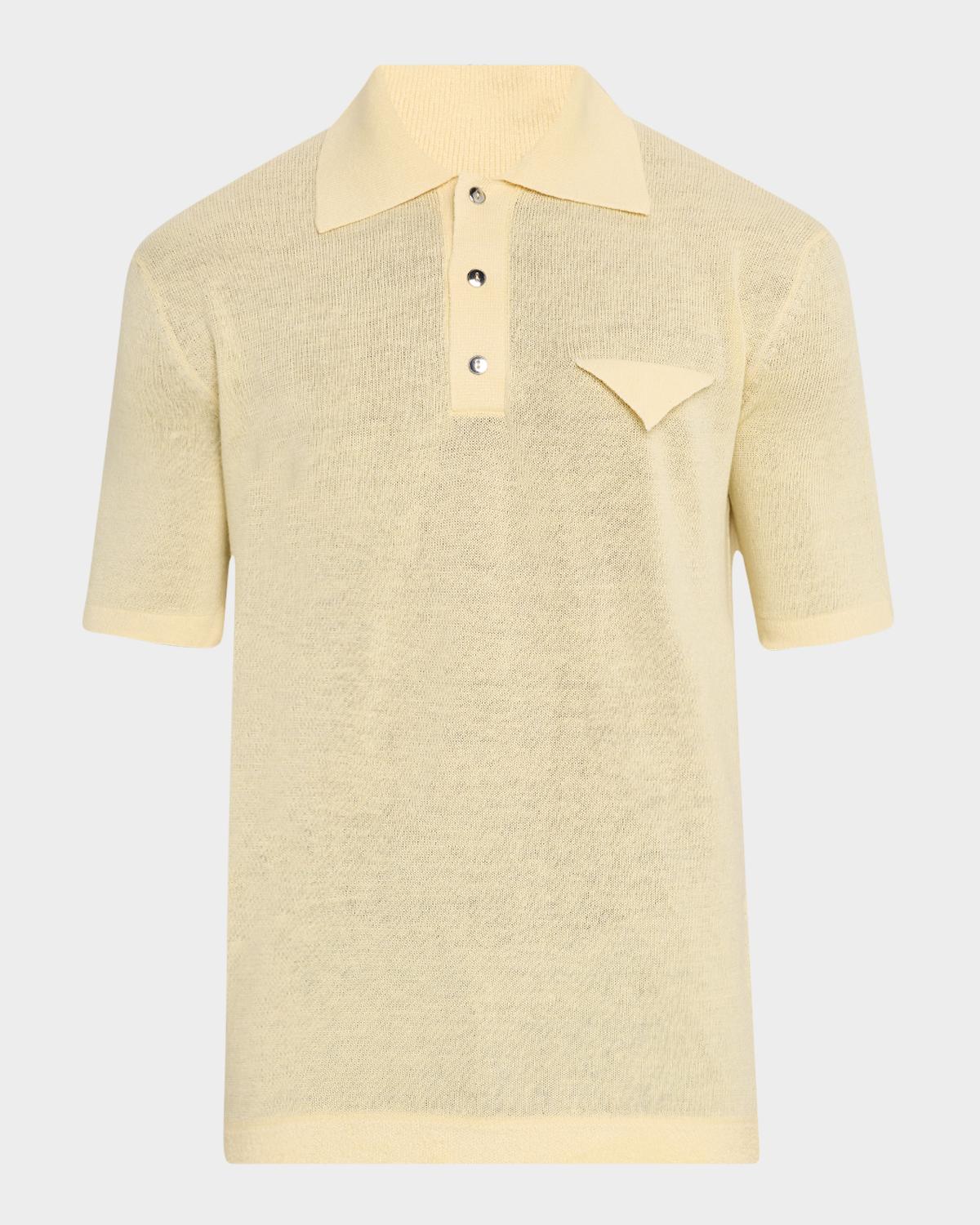 S*P様 BOTTEGA VENETA silk polo ITALY arch S*P様 BOTTEGA VENETA