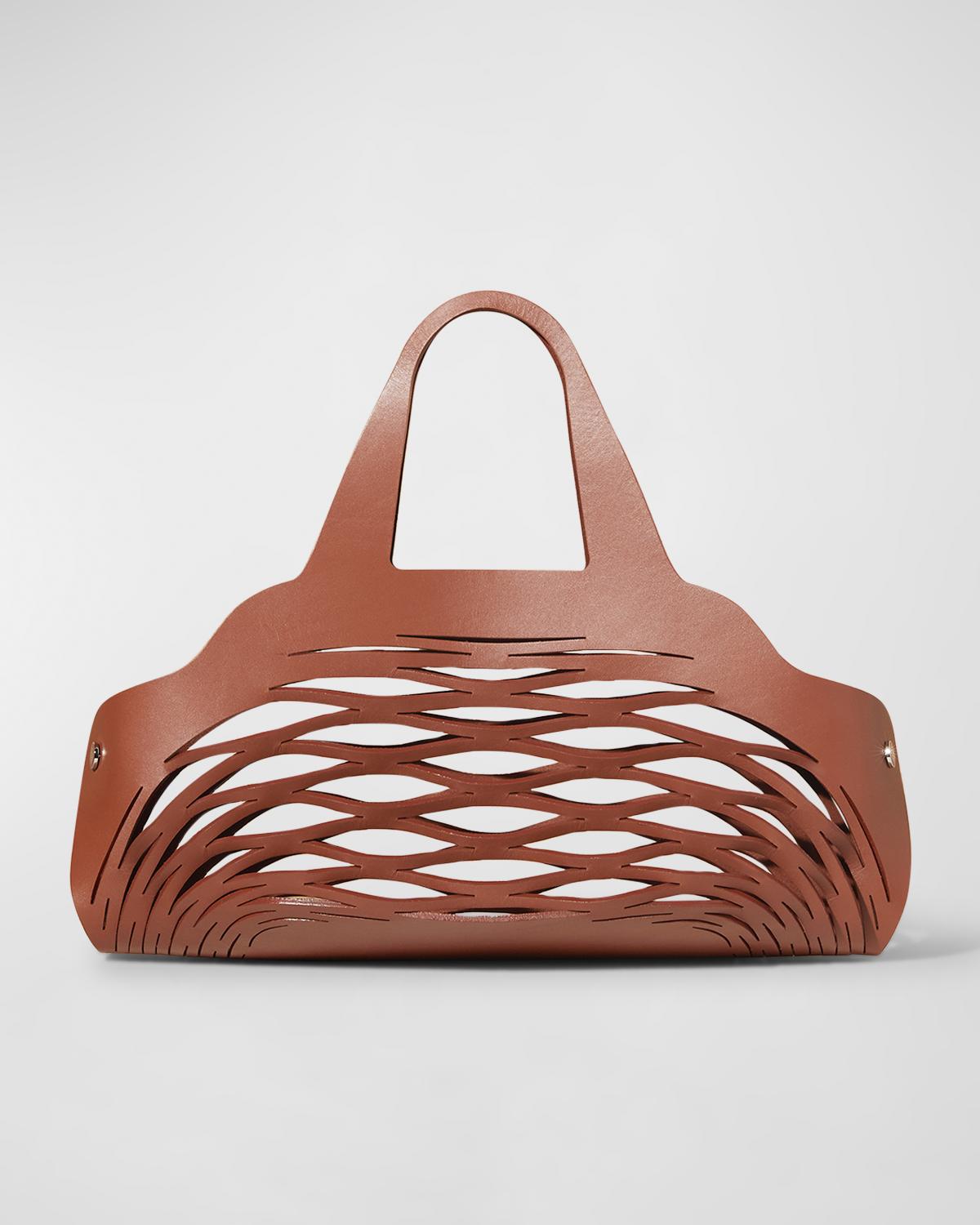 Loro Piana Sesia Summer Shopper Leather Bag | Neiman Marcus