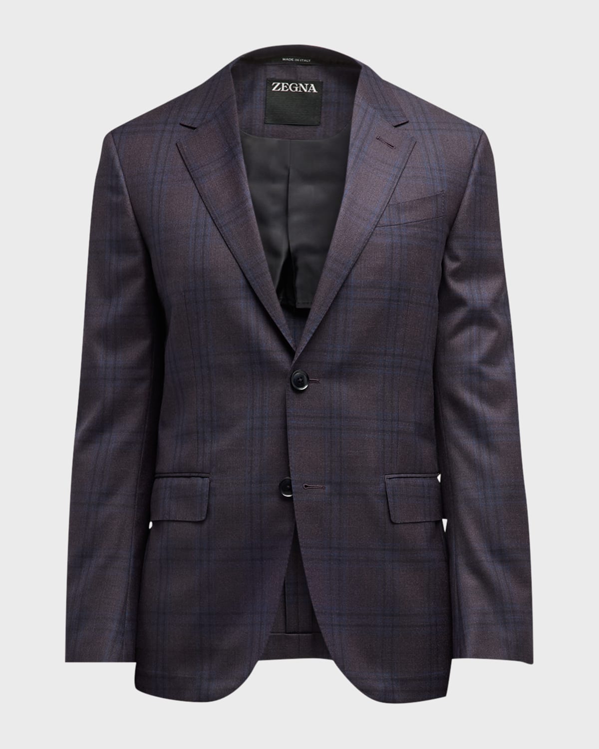 Brioni Men's Plaid Wool Sport Coat Neiman Marcus