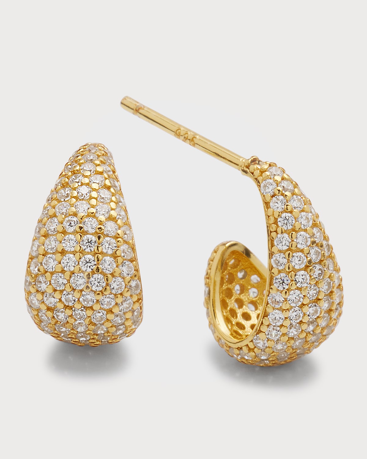 Montmarte Sterling Silver Earrings  plated in 18K Gold