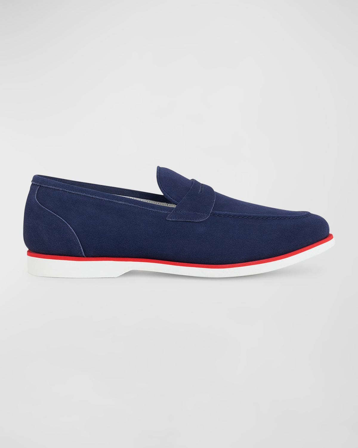 Brunello Cucinelli Men's Suede Hybrid Moccasin Loafers | Neiman Marcus