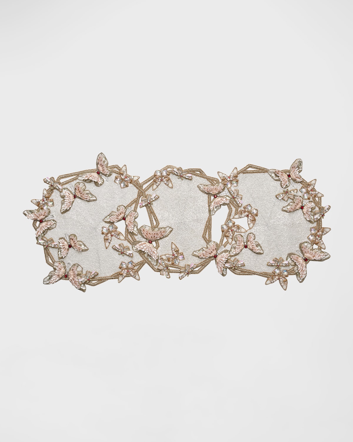 Kim Seybert Trellis Beaded Table Runner Neiman Marcus