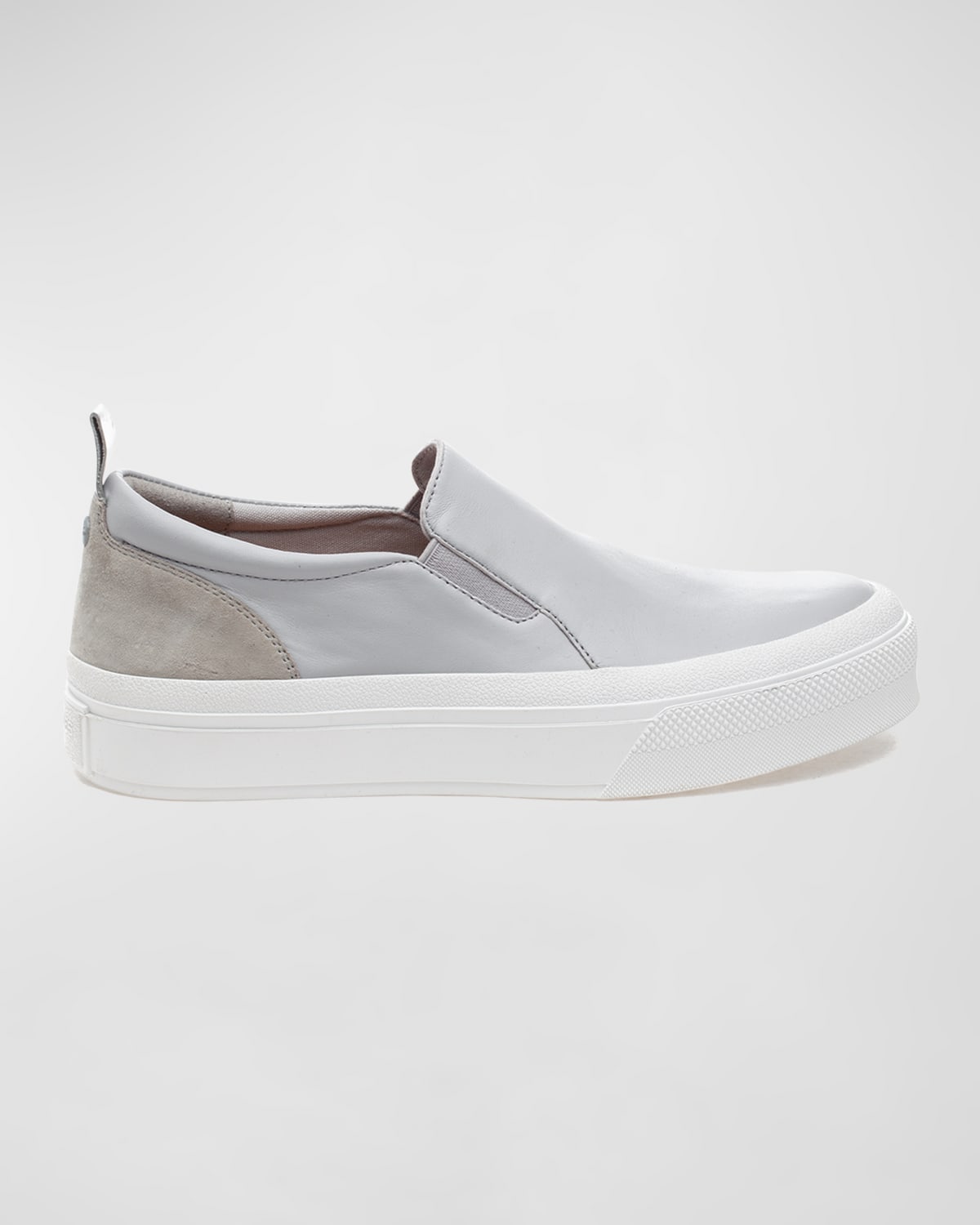 frye leather slip on sneakers