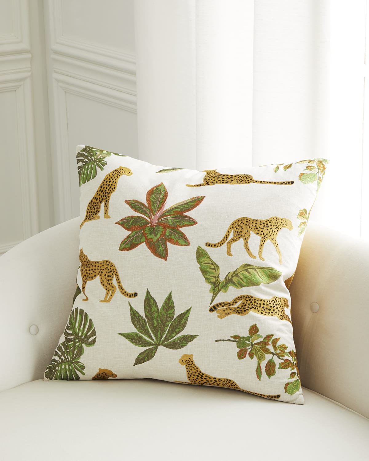 D.V. Kap Home Tartan Decorative Feather/Down Pillow 24" Neiman Marcus