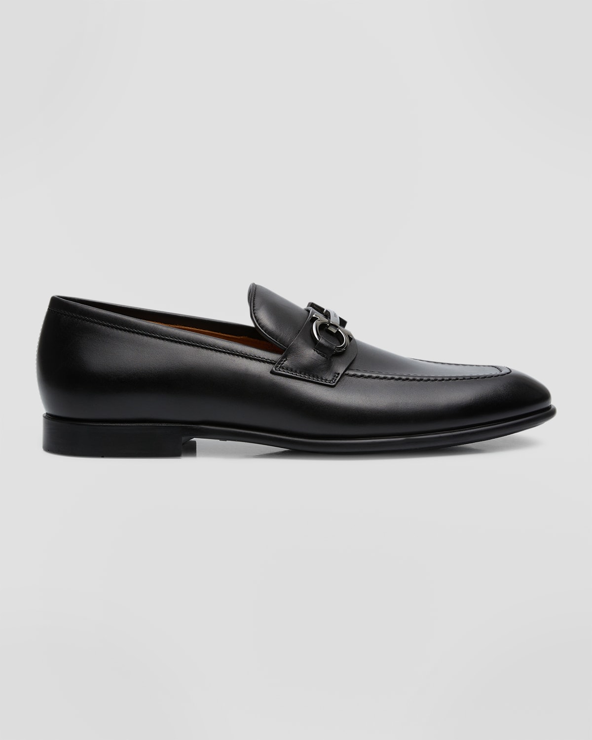 Ferragamo Men's Florian Lug Sole Gancini Penny Loafers | Neiman Marcus