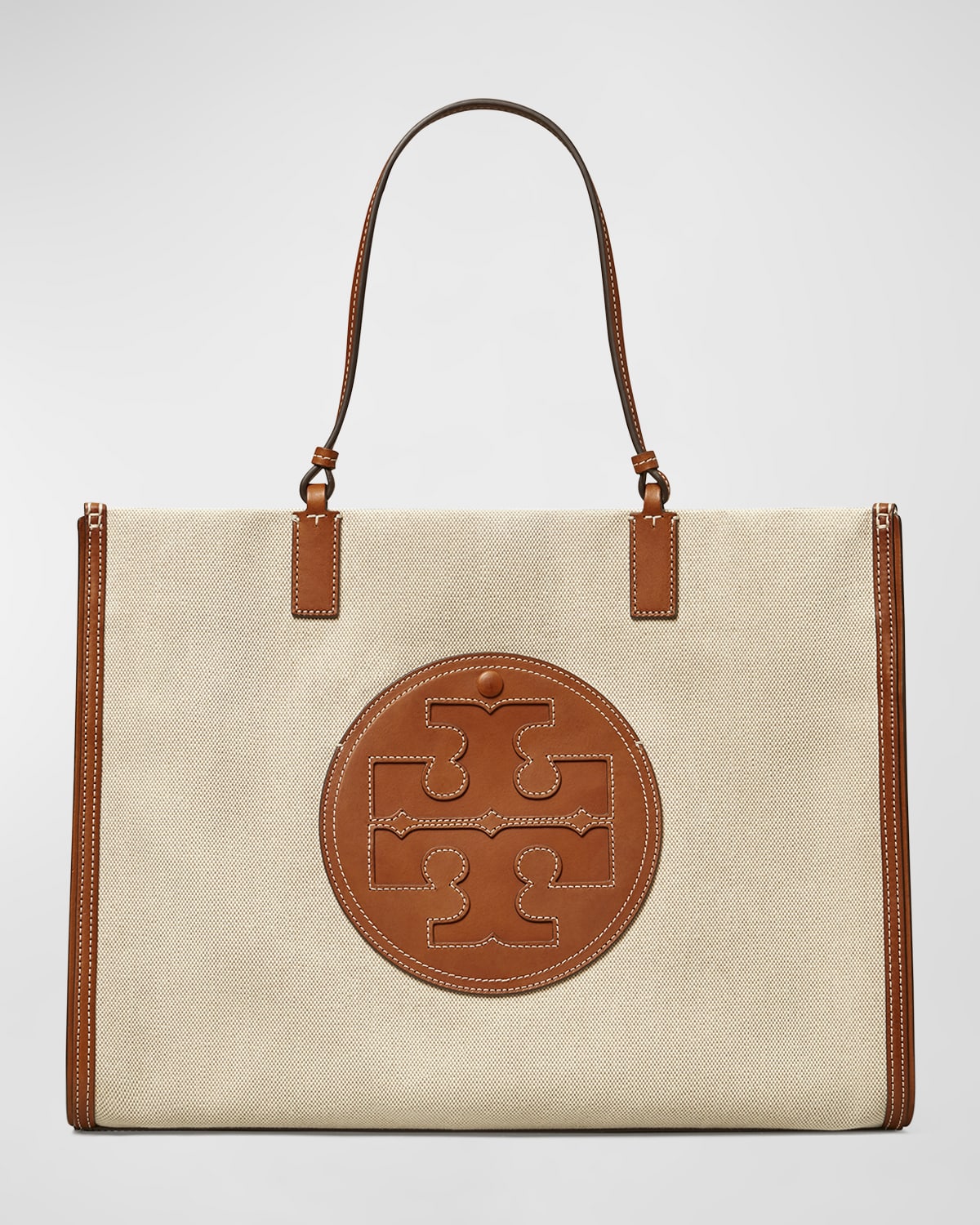 Tory Burch Ella Logo Recycled Nylon Tote Bag | Neiman Marcus