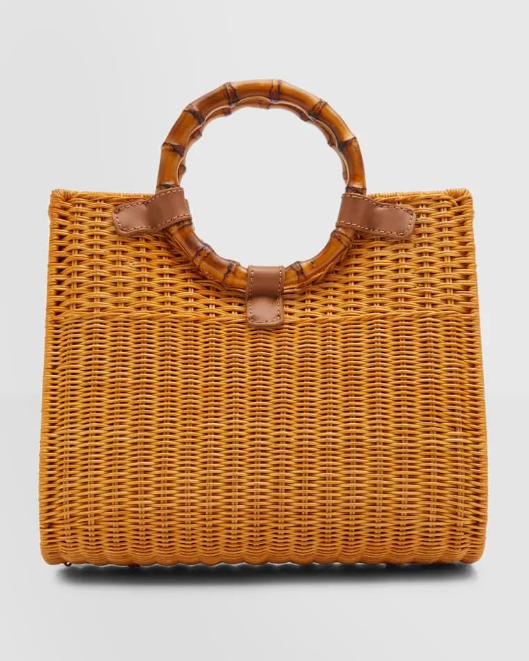 Serpui Joy Wicker Shoulder Bag Neiman Marcus
