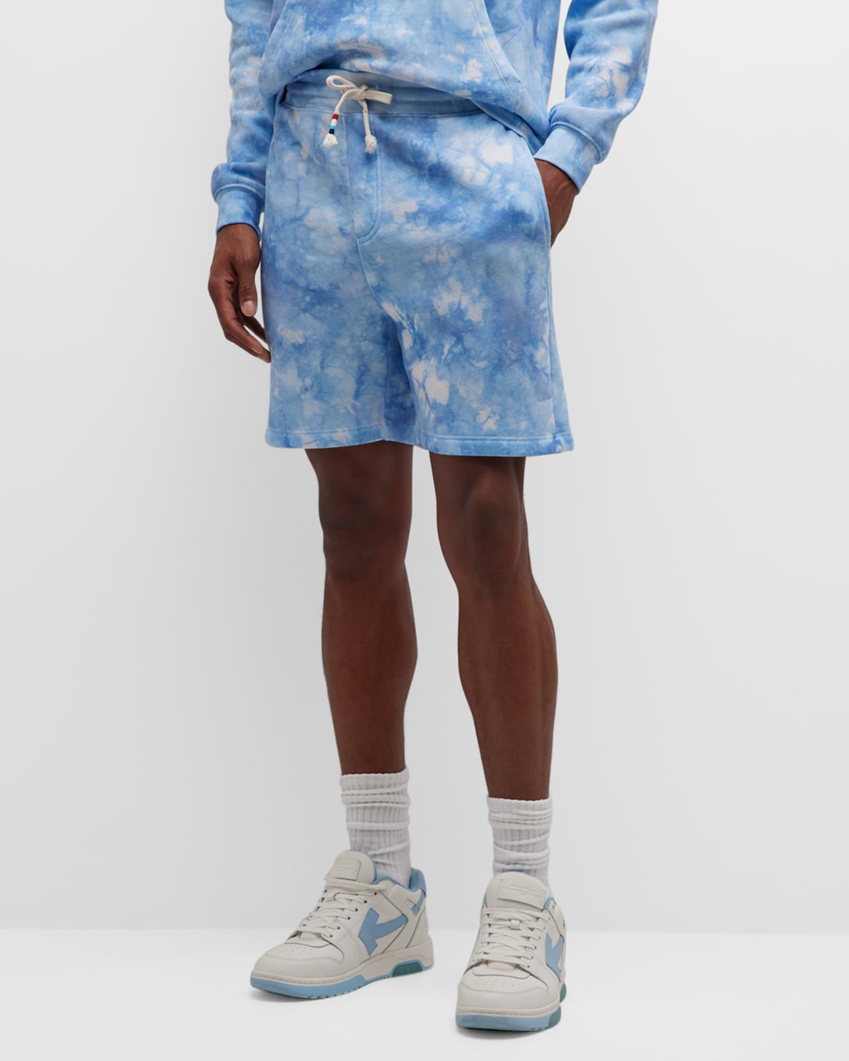 Dsquared2 Men's Destroyed TieDye Shorts Neiman Marcus