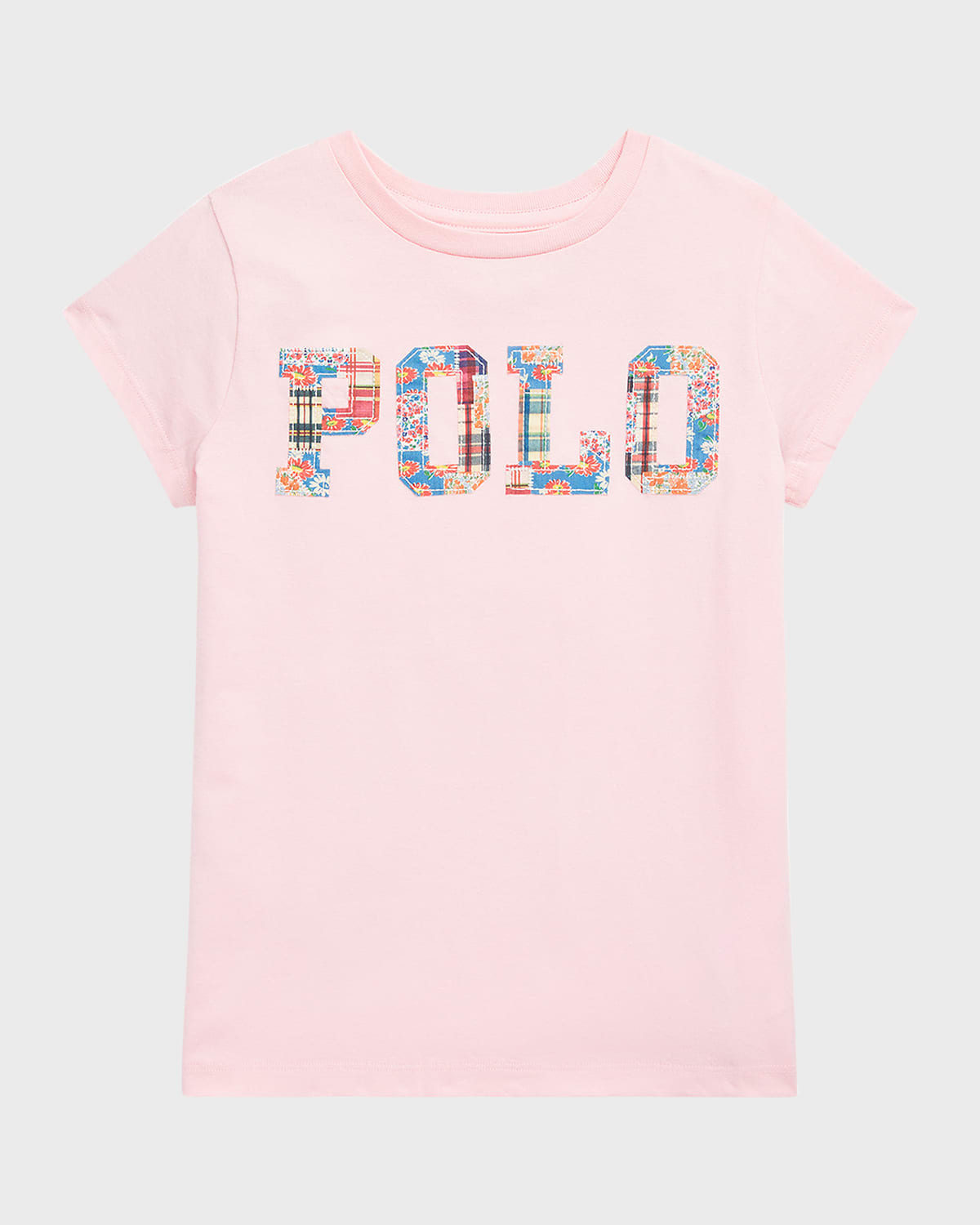 Ralph Lauren Childrenswear Girl's Polo Mixed Prints Logo-Print T-Shirt,  Size 5-6X | Neiman Marcus