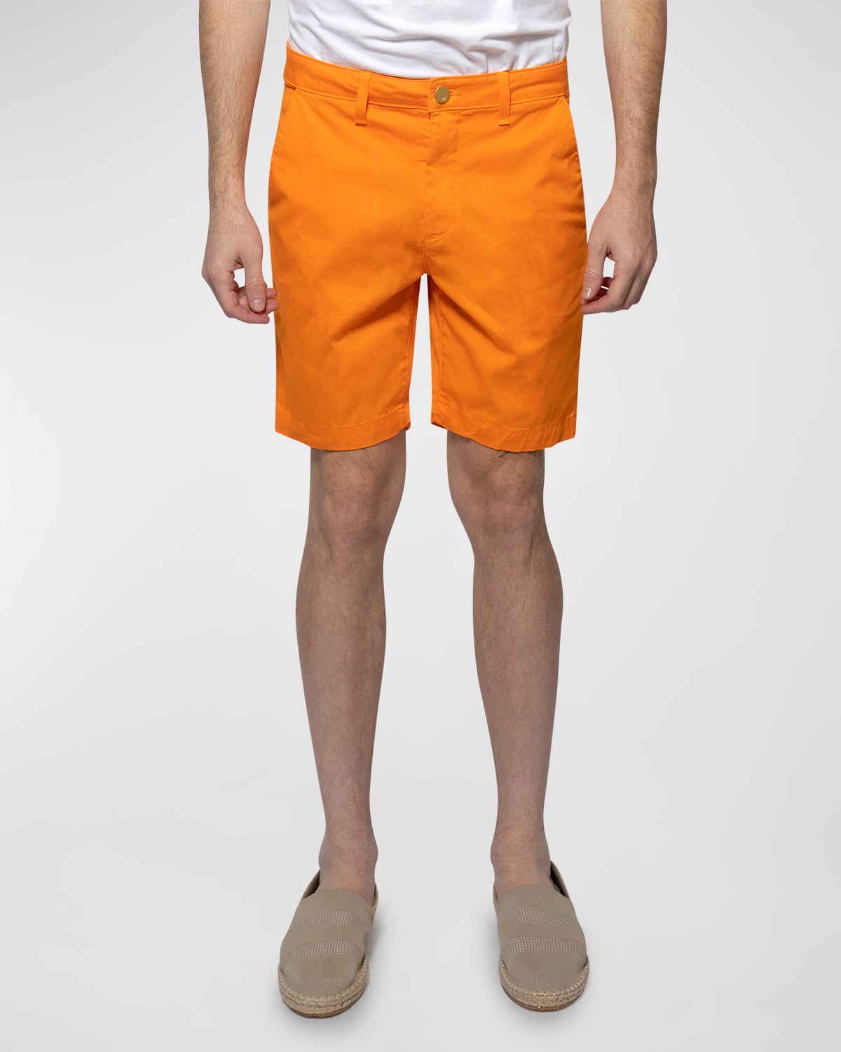 Sid Mashburn Men's GarmentDyed Flat Front Shorts Neiman Marcus