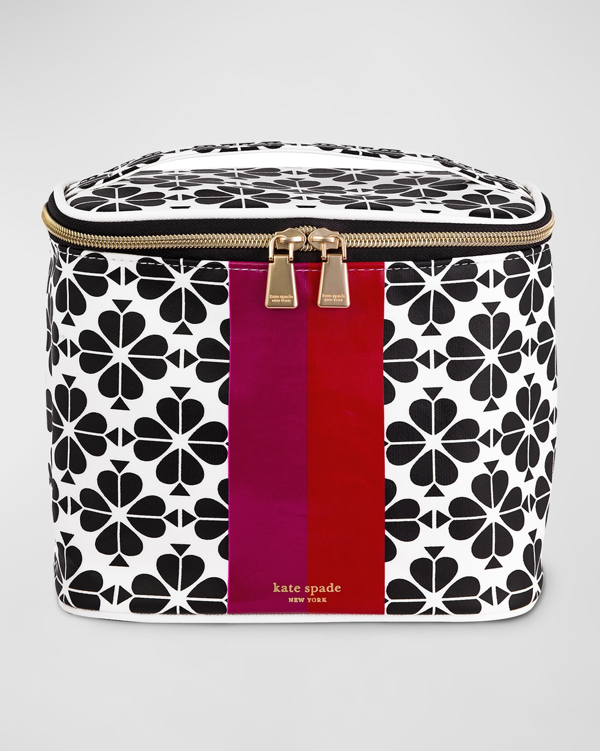 kate spade new york for Visual Comfort Signature lunch tote, black spade  flower | Neiman Marcus