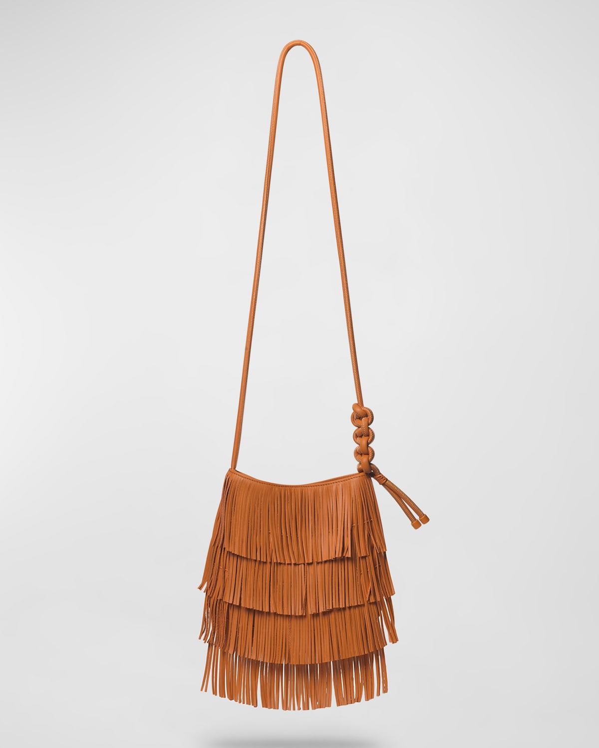 Callista Calypso Fringe Leather Hobo Bag Neiman Marcus