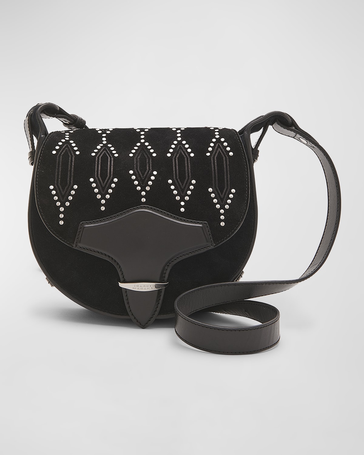 Isabel Marant Botsy Saddle Suede Crossbody Bag Neiman Marcus