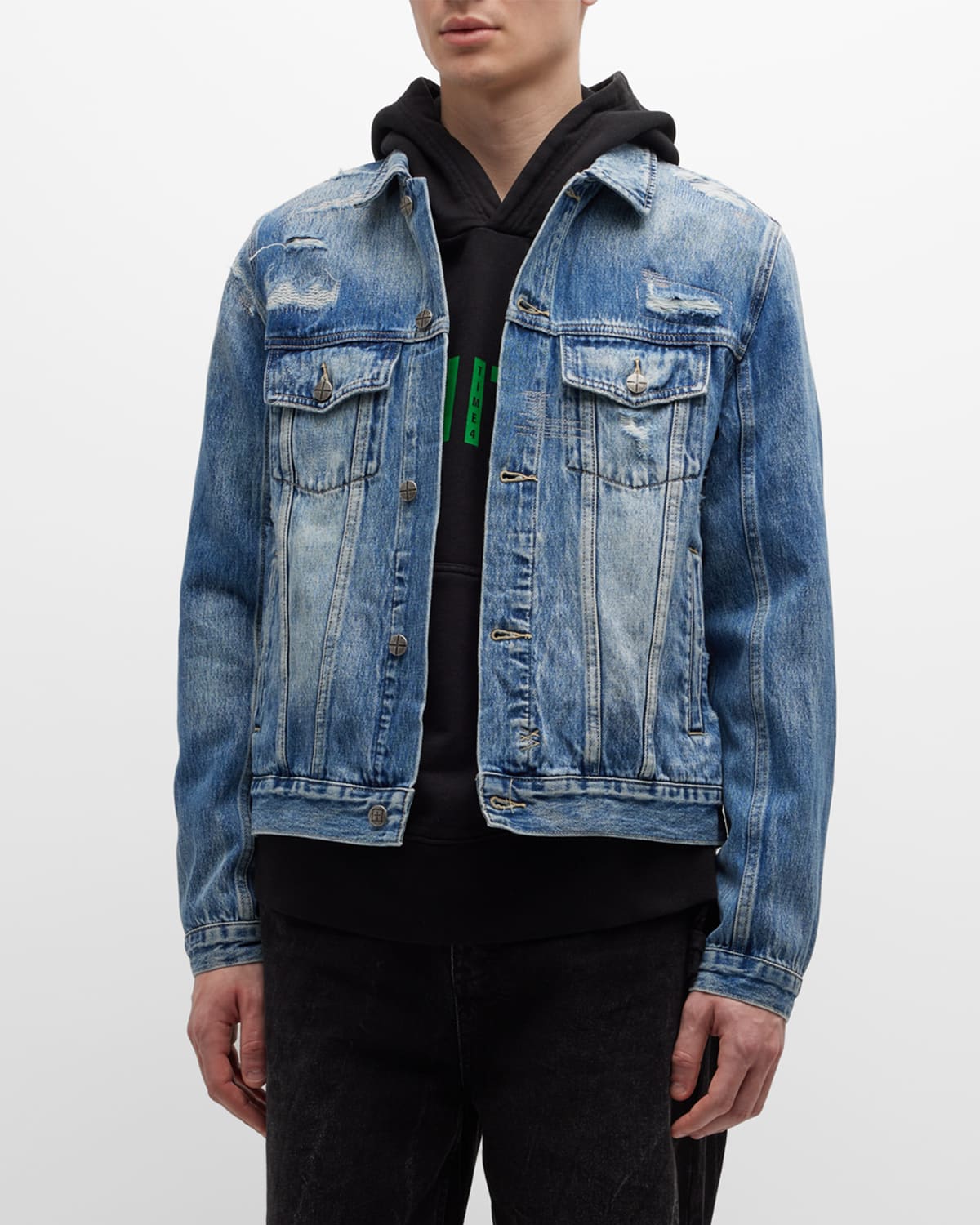Joe's Jeans Men's Denim Trucker Jacket Neiman Marcus