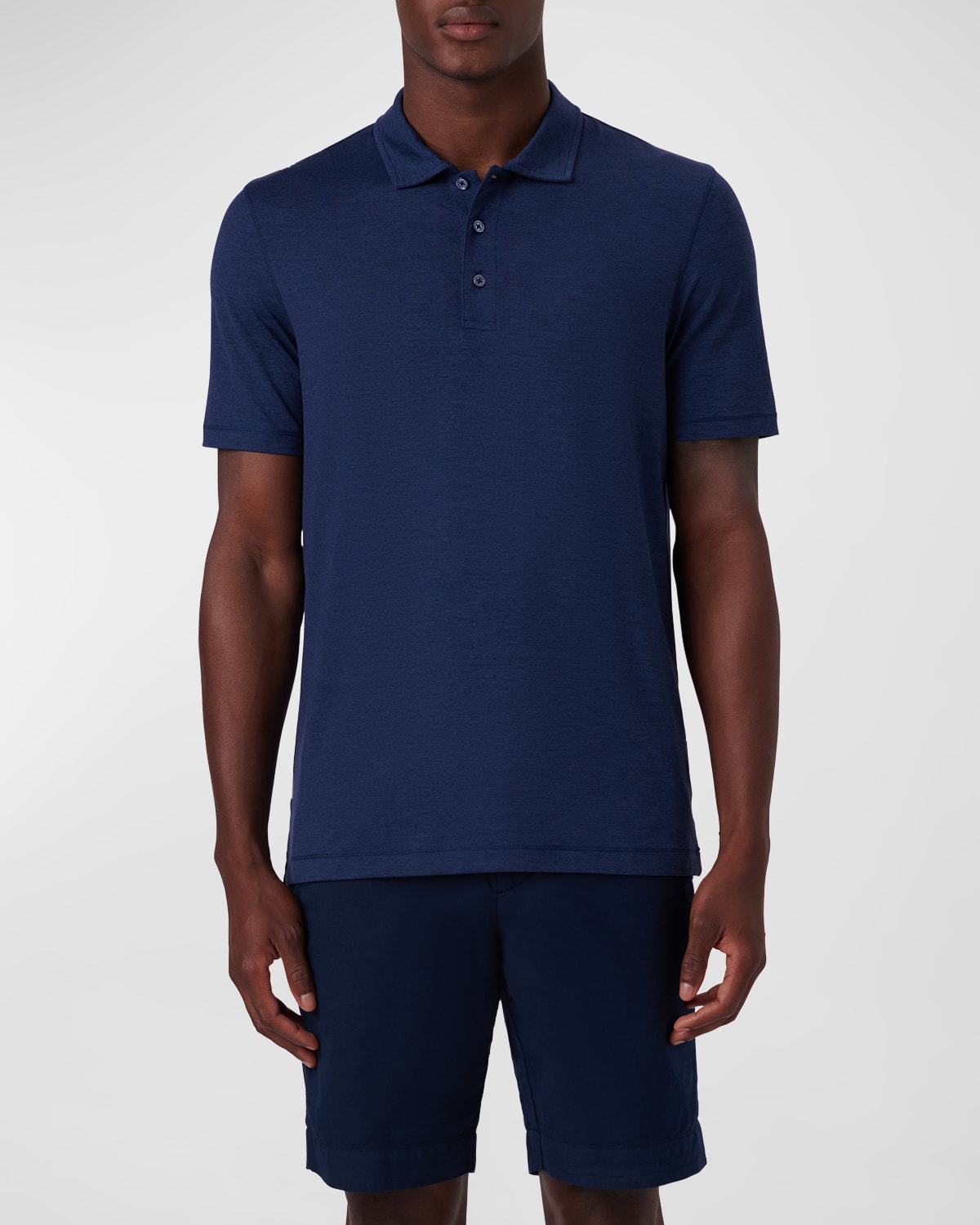 Stone Island Men's Stretch-Knit Polo Shirt | Neiman Marcus