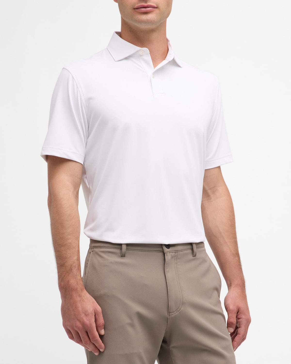 Peter Millar Men's Sean Stretch-Jersey Polo Shirt | Neiman Marcus