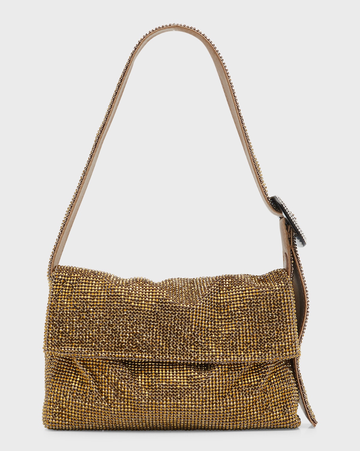 Benedetta Bruzziches Vitty Mignon Crystal Mesh Shoulder Bag | Neiman Marcus