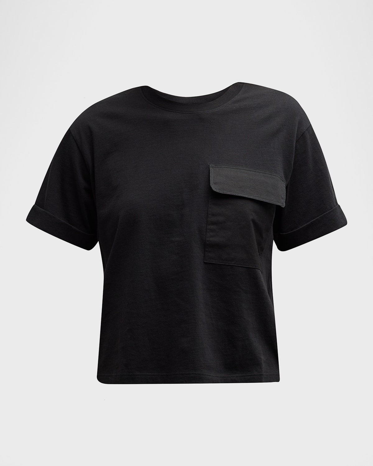 LESET Margo ShortSleeve Cotton Crewneck Tee Neiman Marcus