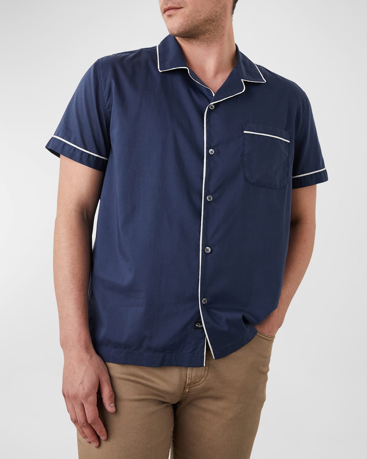 Rails Men's Osbourne Tencel Camp Shirt | Neiman Marcus