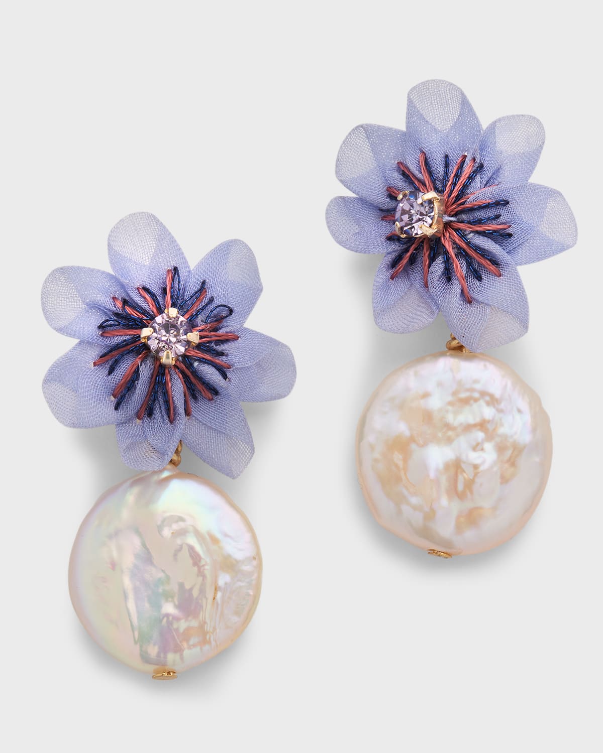 Mignonne Gavigan Sienna Mother-of-Pearl Flower Drop Earrings | Neiman ...