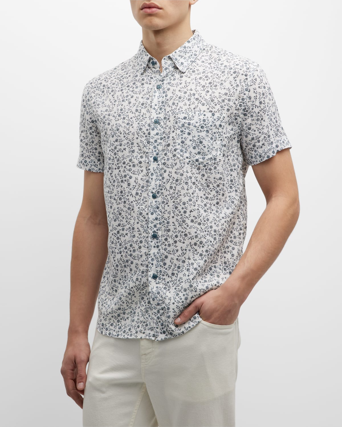 Rails Men's Fairfax Printed Sport Shirt Neiman Marcus