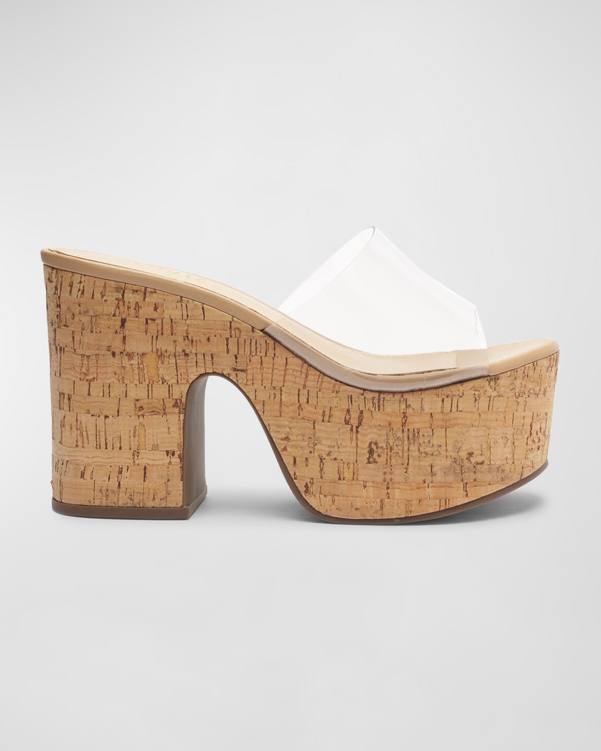 kate spade new york ibiza lemon platform slide sandals | Neiman Marcus