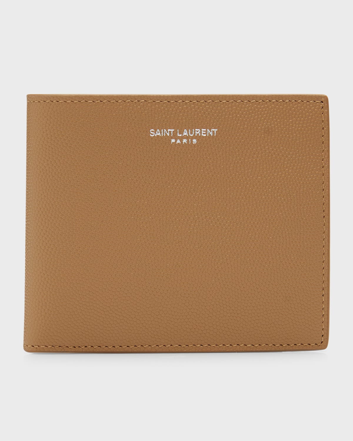 Saint Laurent Men's East/West Leather Bifold Wallet Neiman Marcus