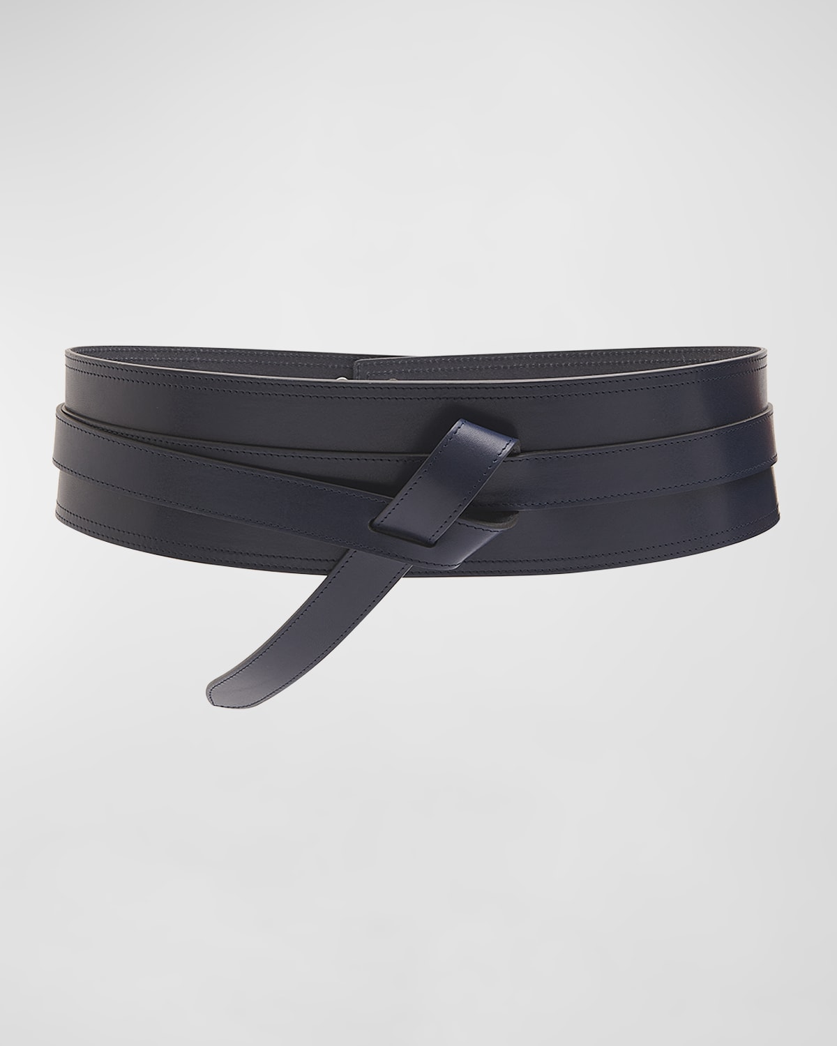 Isabel Marant Moshy Knot Leather Pull-Through Belt | Neiman Marcus