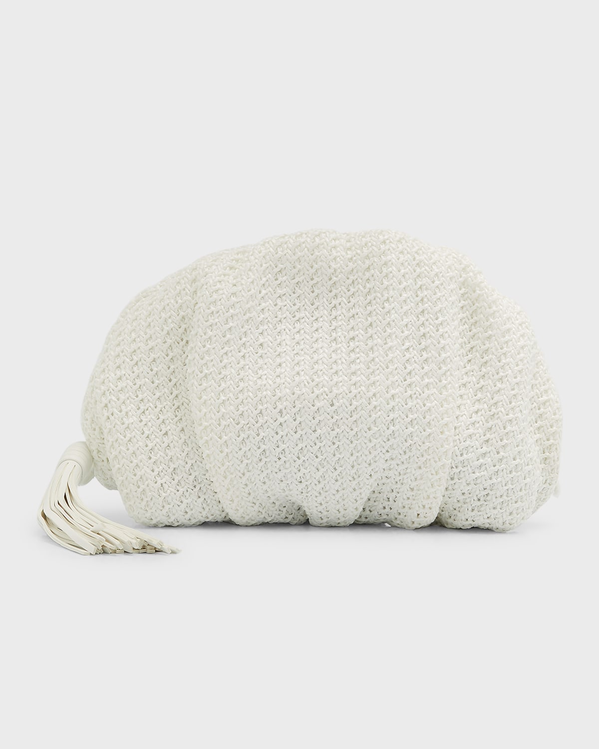Rebecca Minkoff Ruched Zip Faux-Leather Clutch Bag | Neiman Marcus