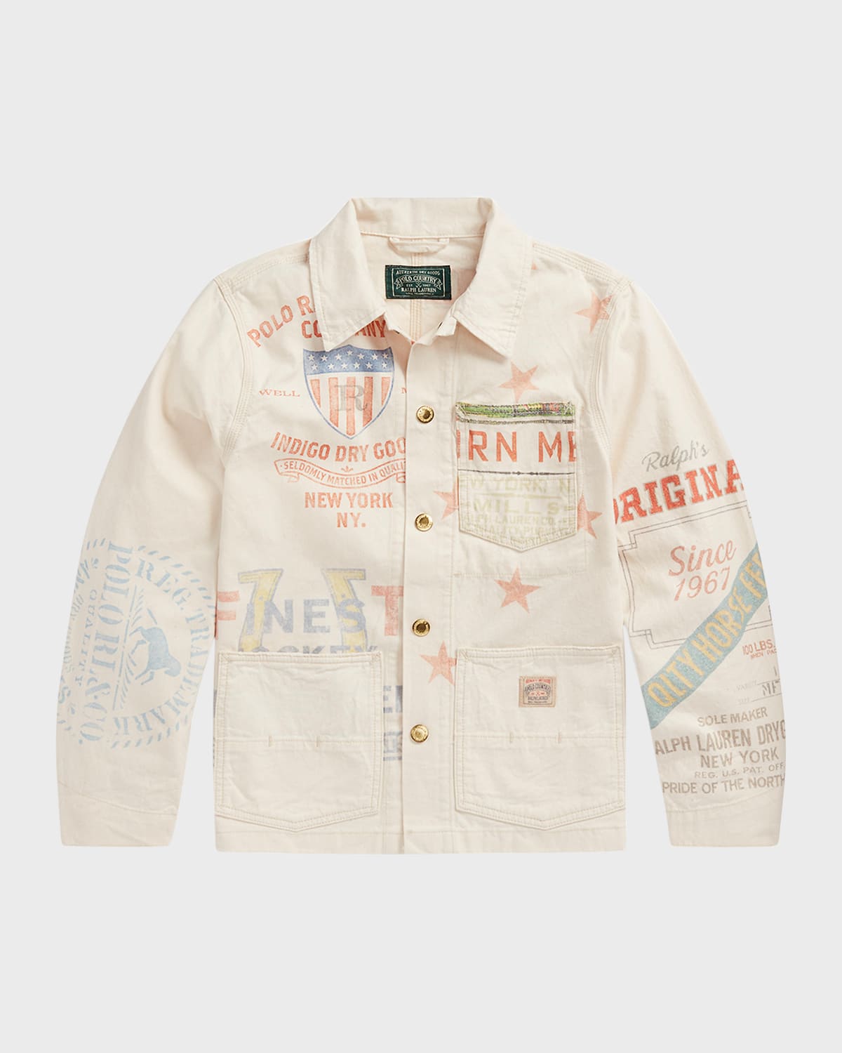 Ralph Lauren Childrenswear Boy's Canvas Chore Jacket, Size S-XL | Neiman  Marcus