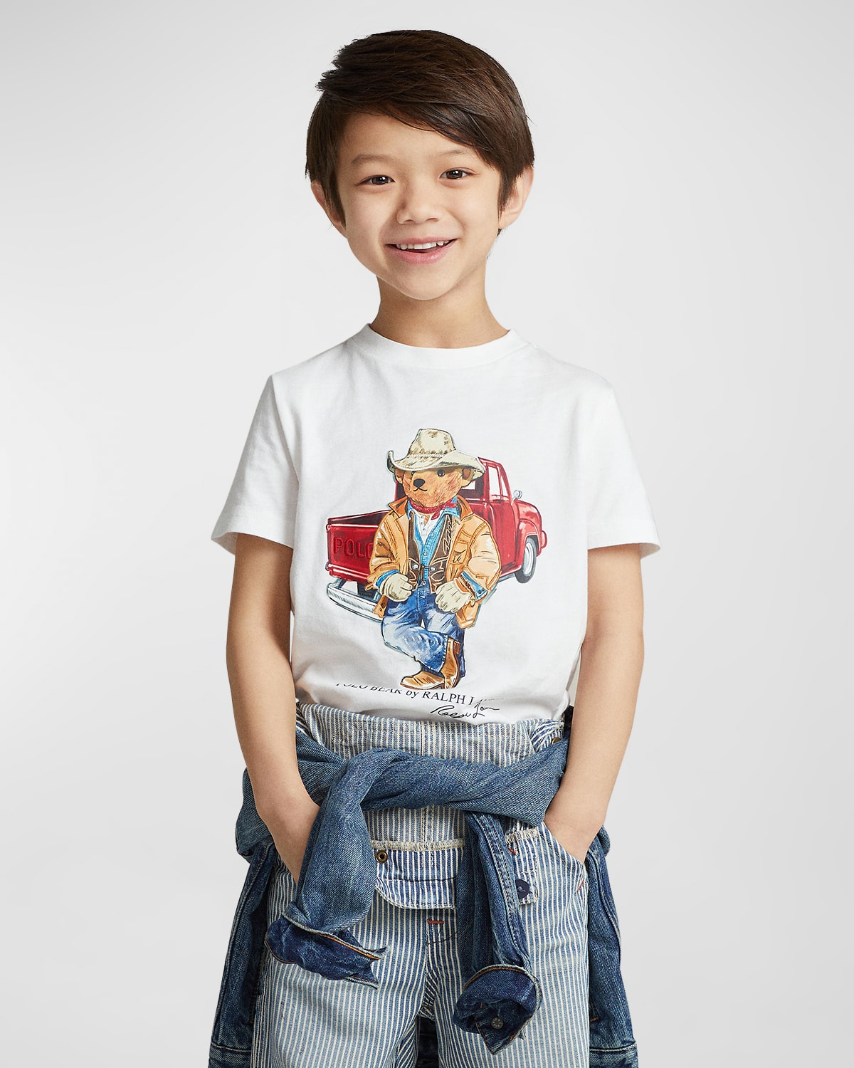 Boy's Graphic Polo Bear W/ Truck T-Shirts | Neiman Marcus