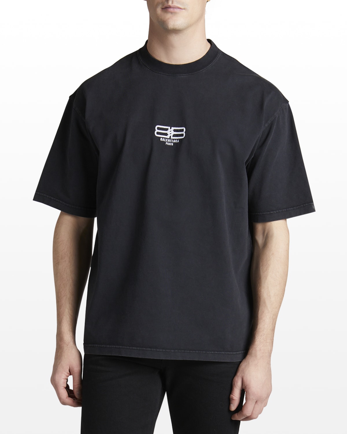 balenciaga bb oversized t shirt