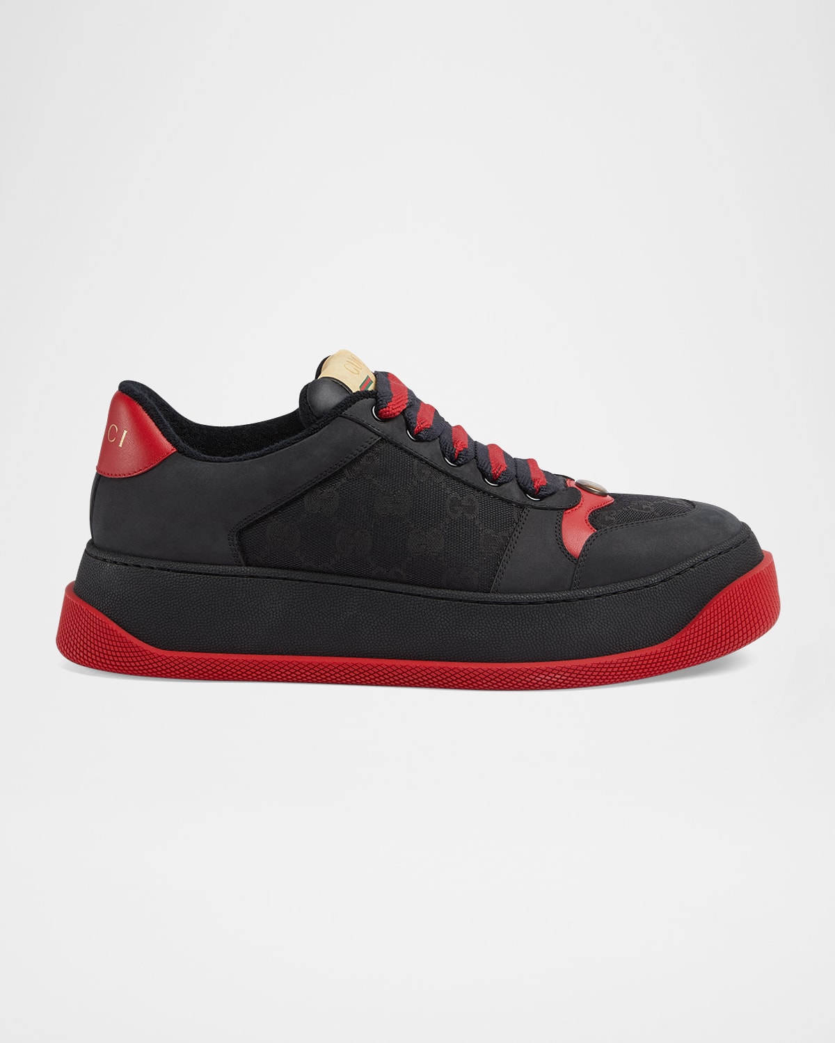 GUCCI Screener Leather Sneakers (One Pair)