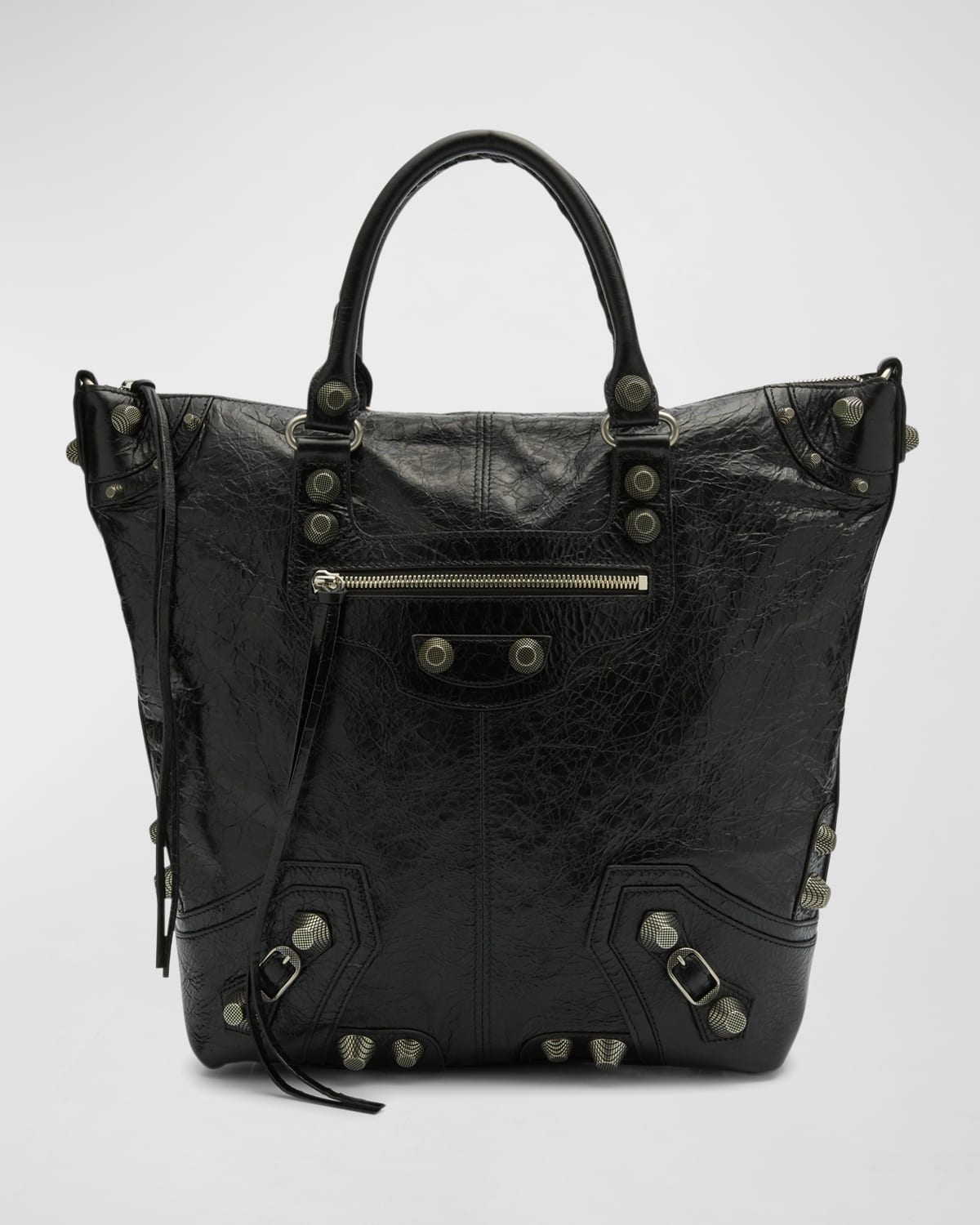 Balenciaga Men's Le Cagole Leather Crossbody Bag Neiman Marcus