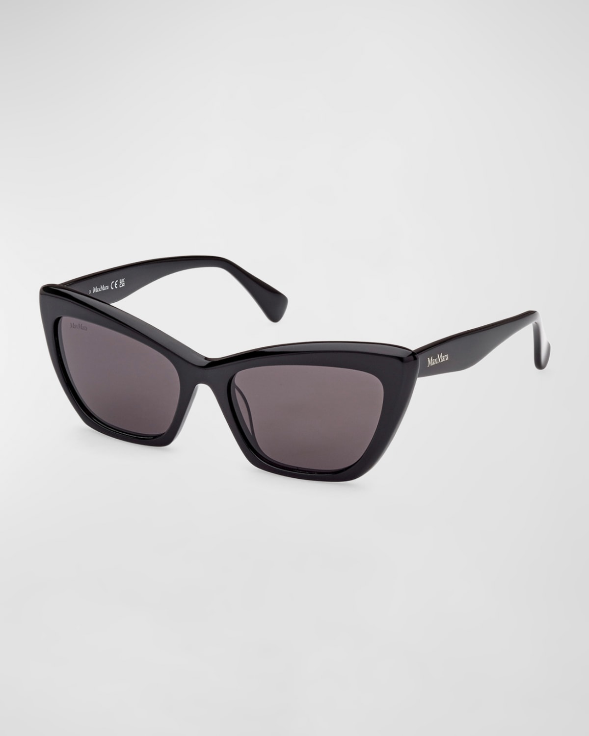 Balenciaga Logo Acetate CatEye Sunglasses Neiman Marcus