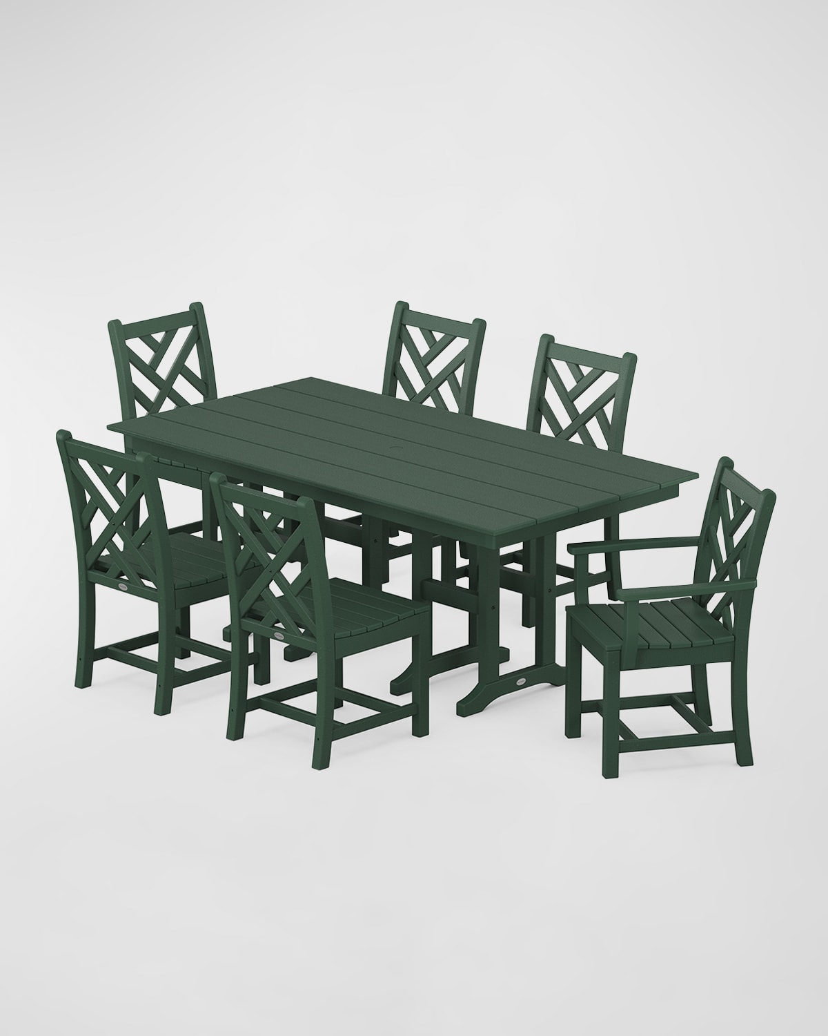 POLYWOOD Chippendale 7-Piece Farmhouse Dining Set | Neiman Marcus