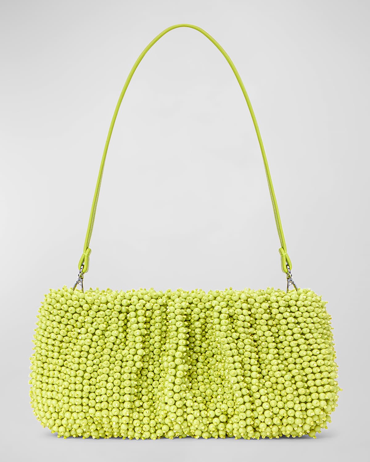 Staud Bean Beaded Shoulder Bag Neiman Marcus