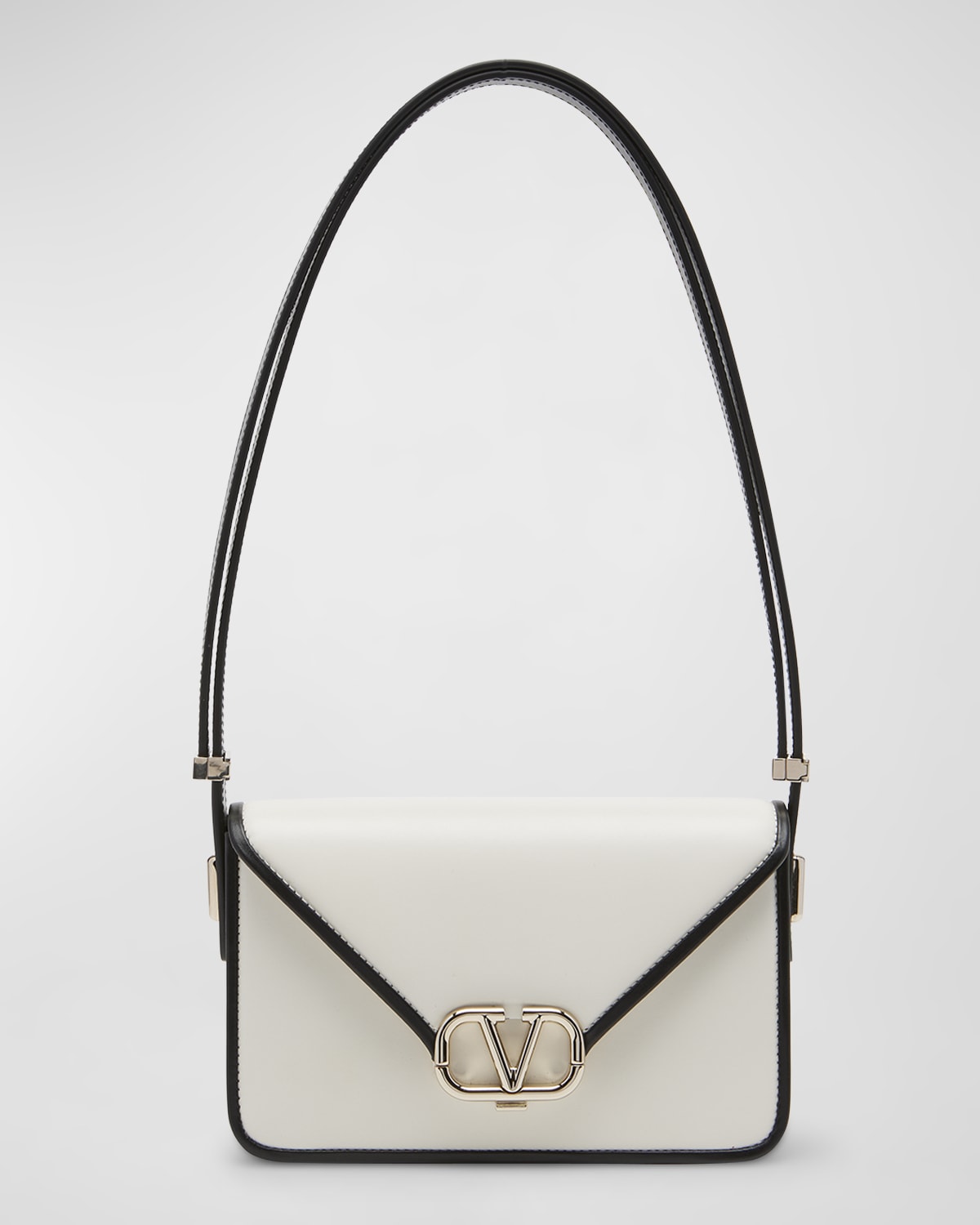 Small VLogo Leather Shoulder Bag main image 1