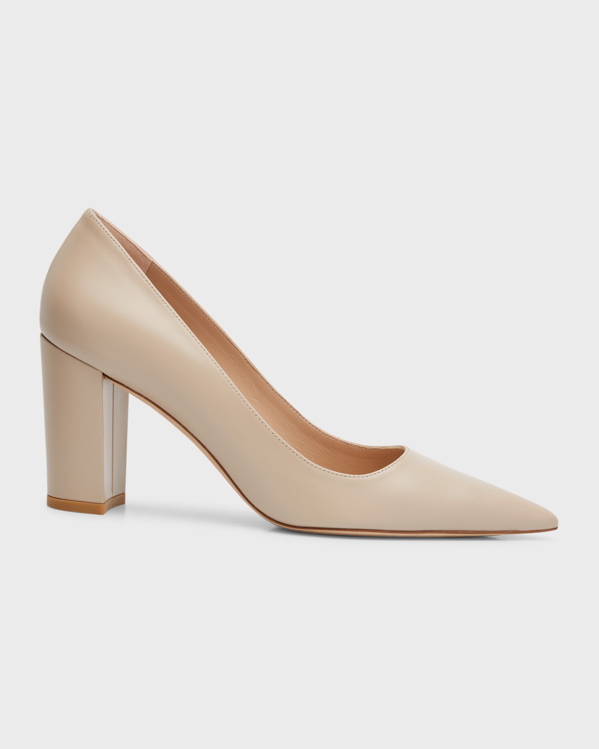 stuart weitzman royal leather stiletto pumps