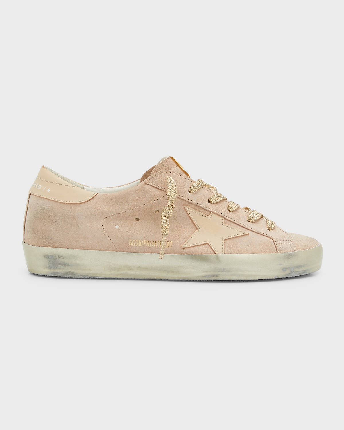 Golden Goose Superstar Mixed Leather Low-Top Sneakers | Neiman Marcus