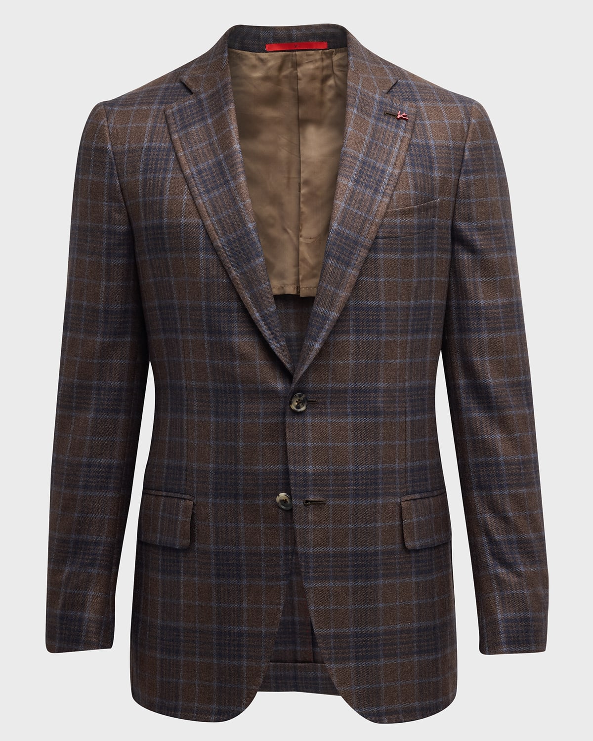 Isaia Men's Boucle Plaid Sport Coat | Neiman Marcus