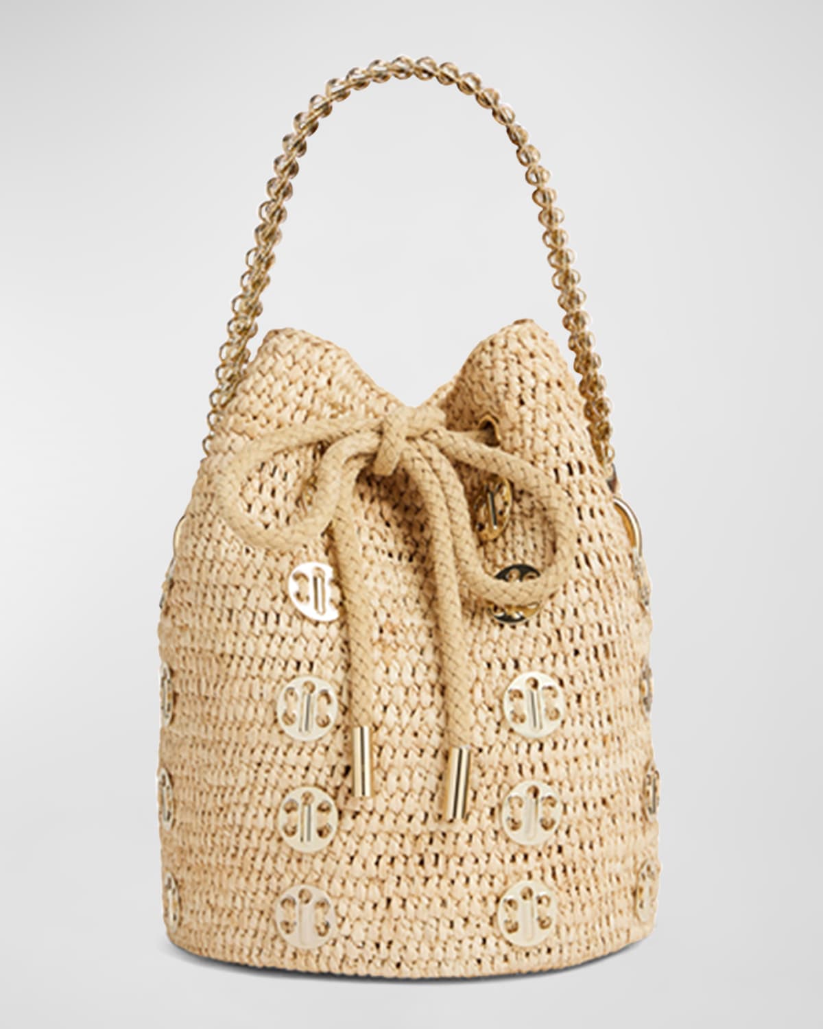 Manebi Beach Raffia Bucket Bag Neiman Marcus