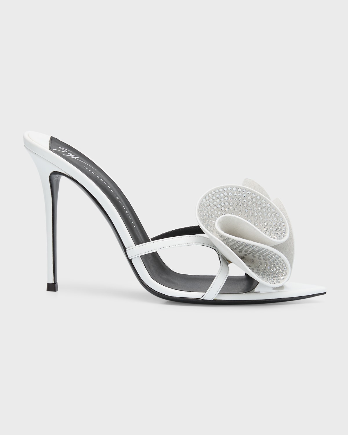 Dolce&Gabbana Vernice Patent Stiletto Mule Sandals Neiman Marcus