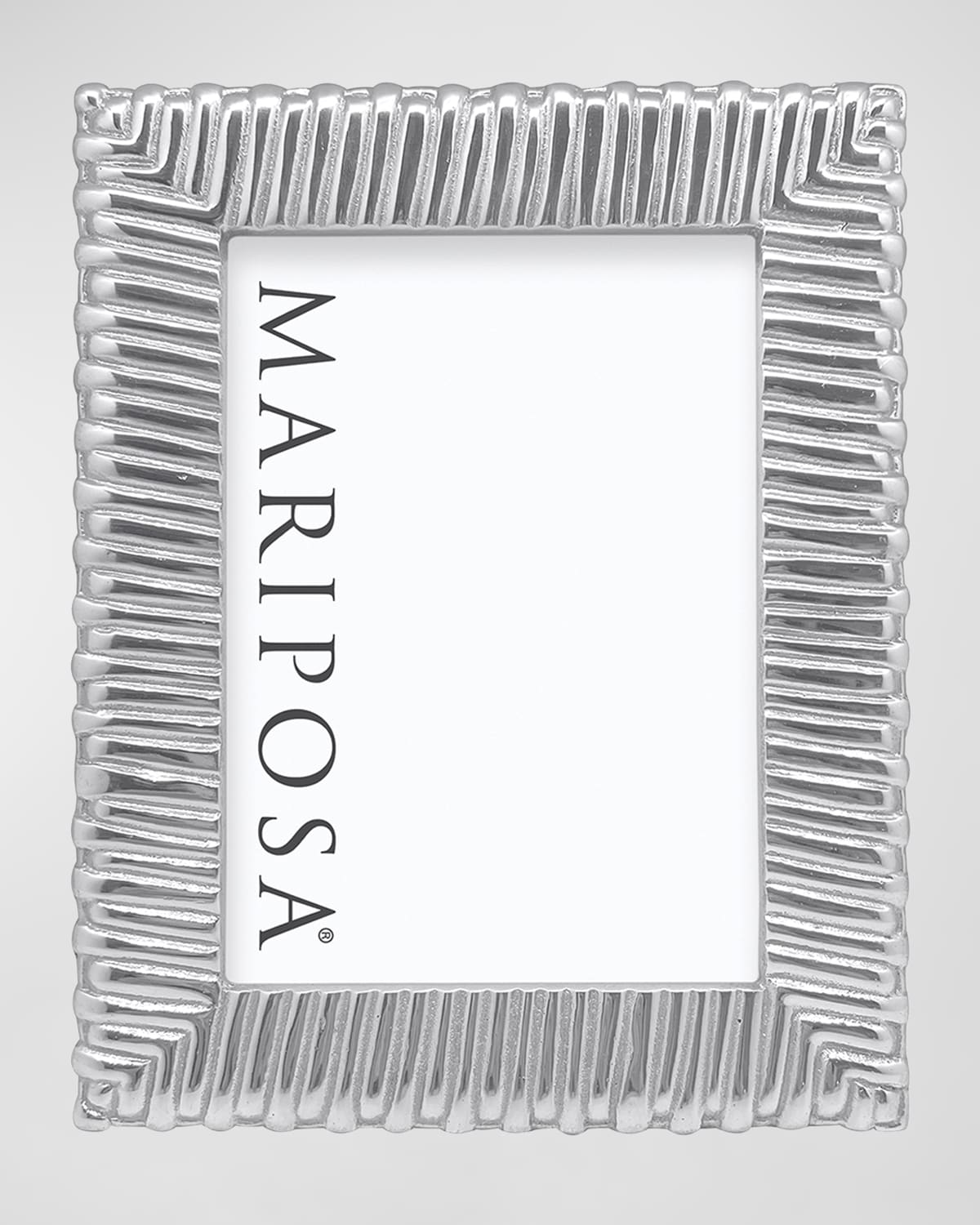 Mariposa Linen with Dog Bone Frame, 5" x 7" Neiman Marcus