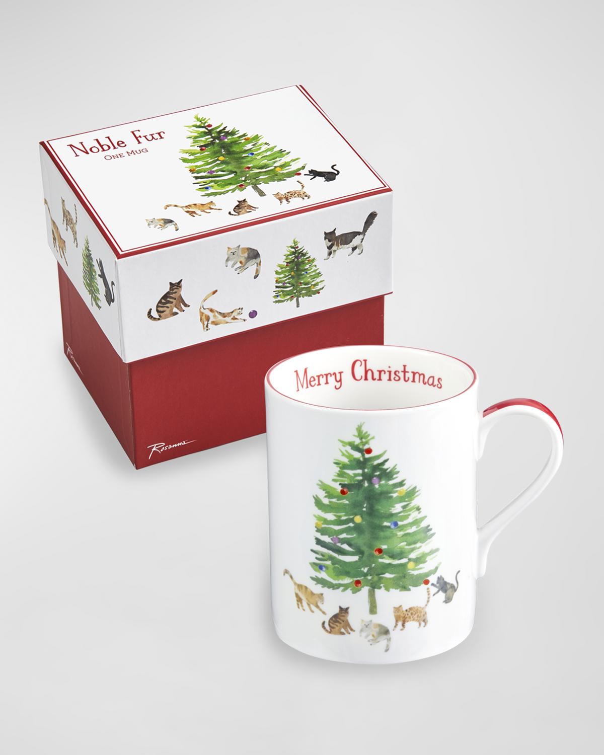 Tasse Cadeau Rosanna Cat Lover - Porcelaine Blanche 12 Oz Avec Oreilles Et Visage De Chat - Neuf En Boîte