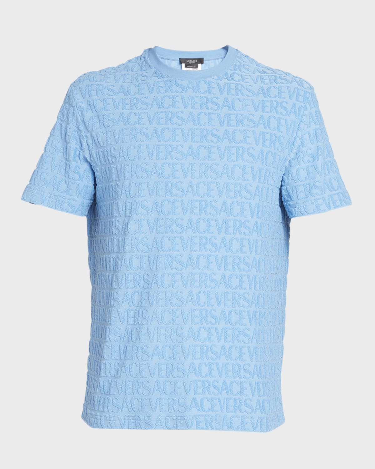 Versace Men's Tailoring Label Logo TShirt Neiman Marcus