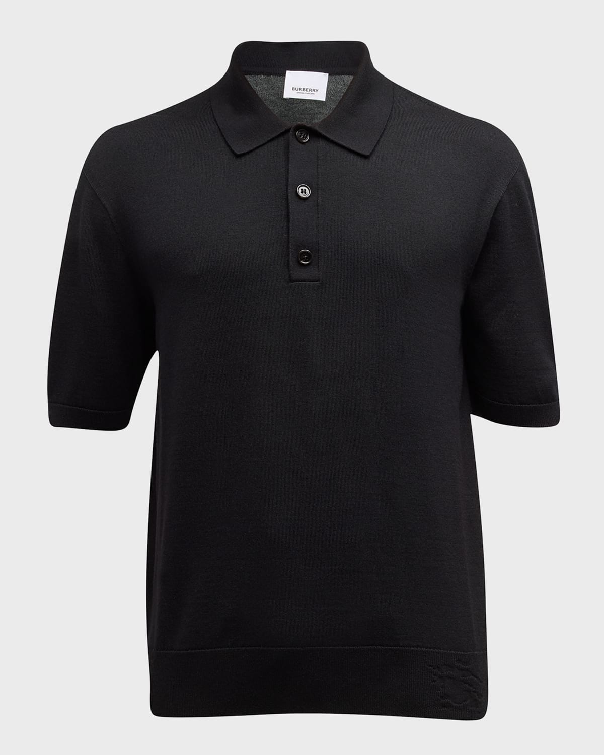 Burberry Men's Rowanson EKD Knit Polo Shirt | Neiman Marcus