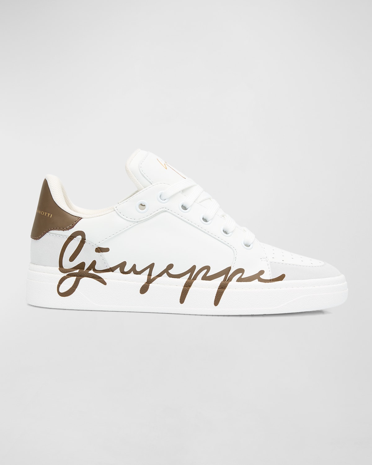 Giuseppe Zanotti Men's GZ 94 Leather Low Top Sneakers | Neiman Marcus