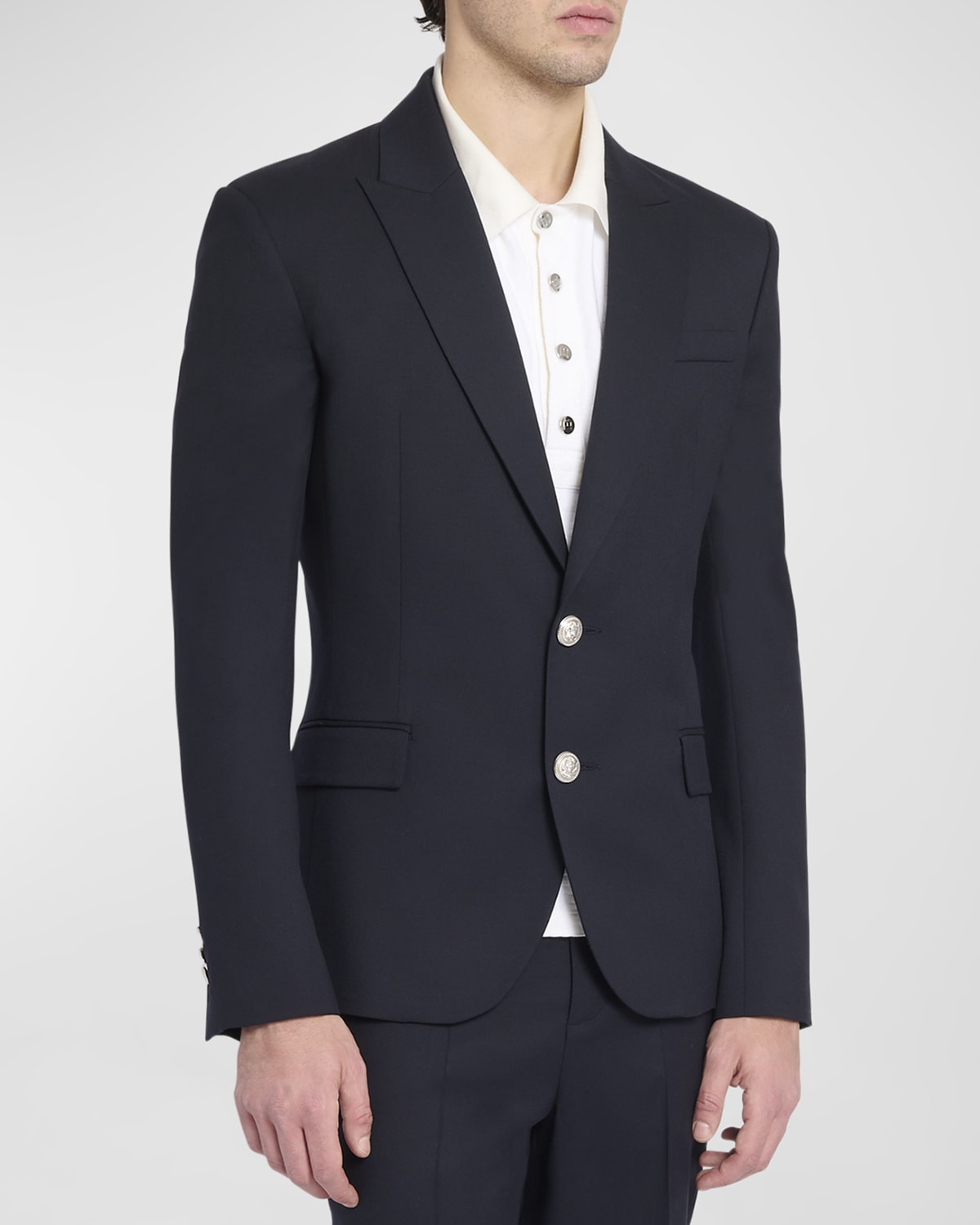 BOSS Men's Plaid TwoButton Sport Coat Neiman Marcus